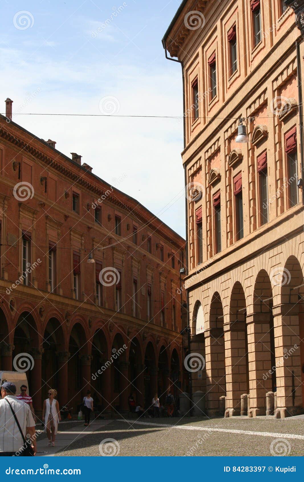 Streets of Bologna editorial photography. Image of streets 84283397