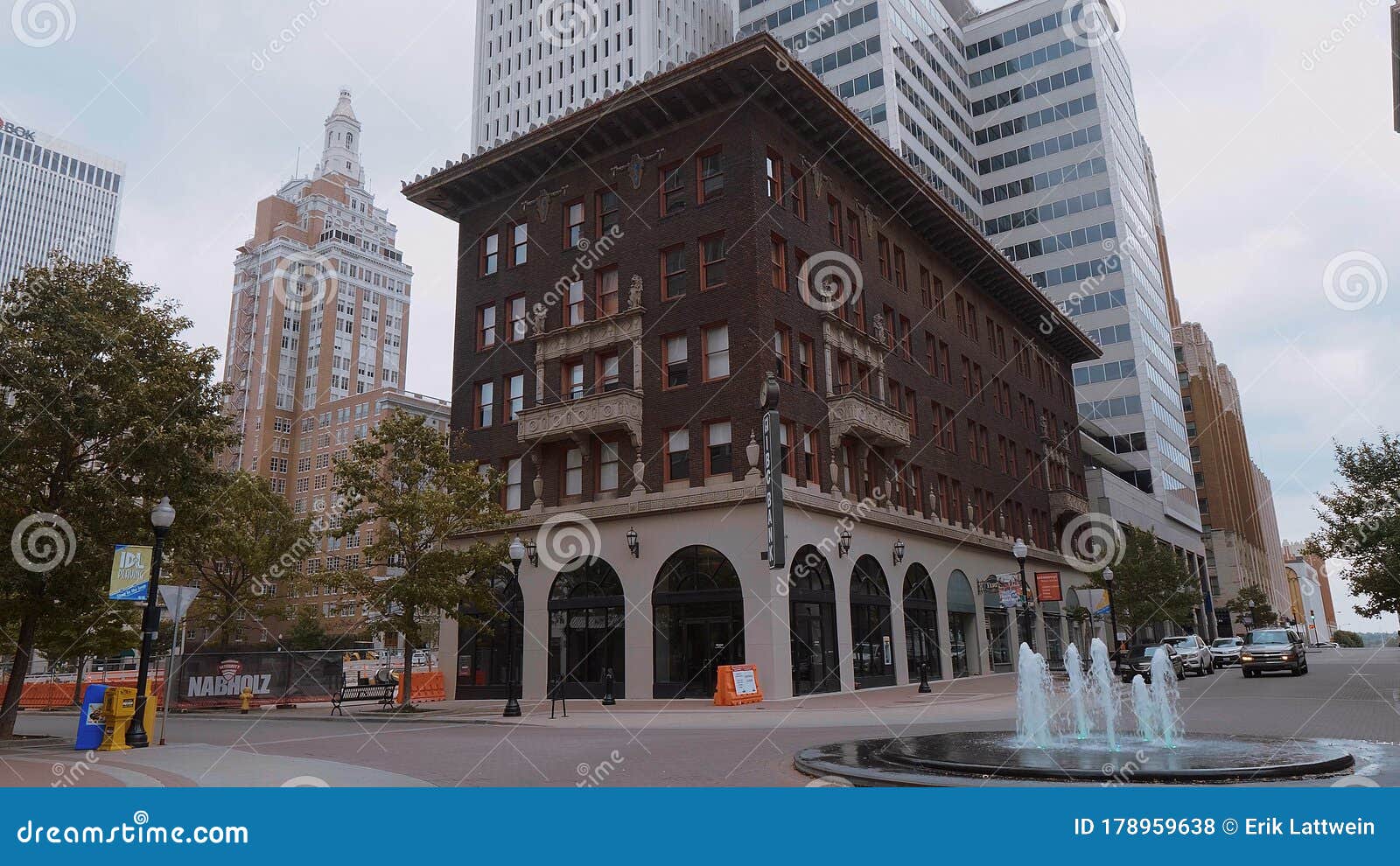 Streets and Buildings in Downtown Tulsa TULSAOKLAHOMA, OCTOBER 21