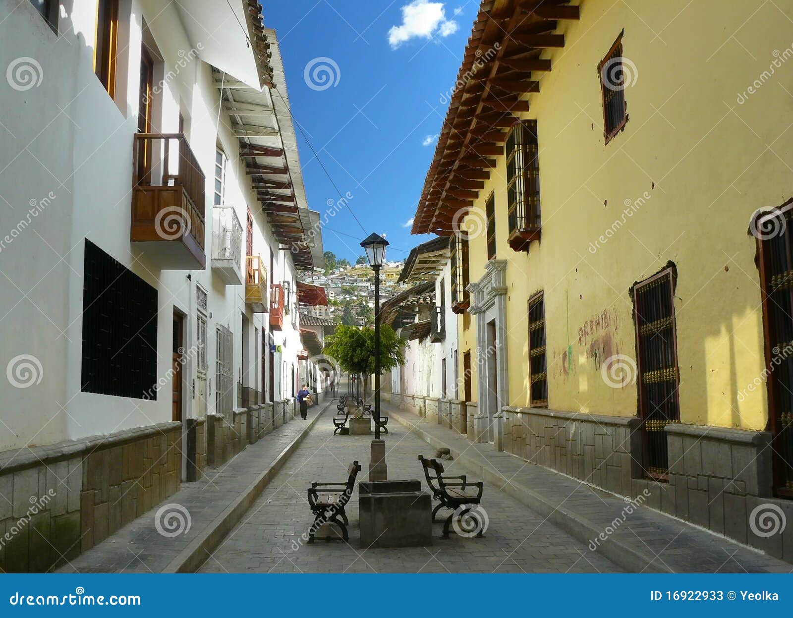 On the Streets of Cajamarca. Stock Image Image of clouds, outdoors