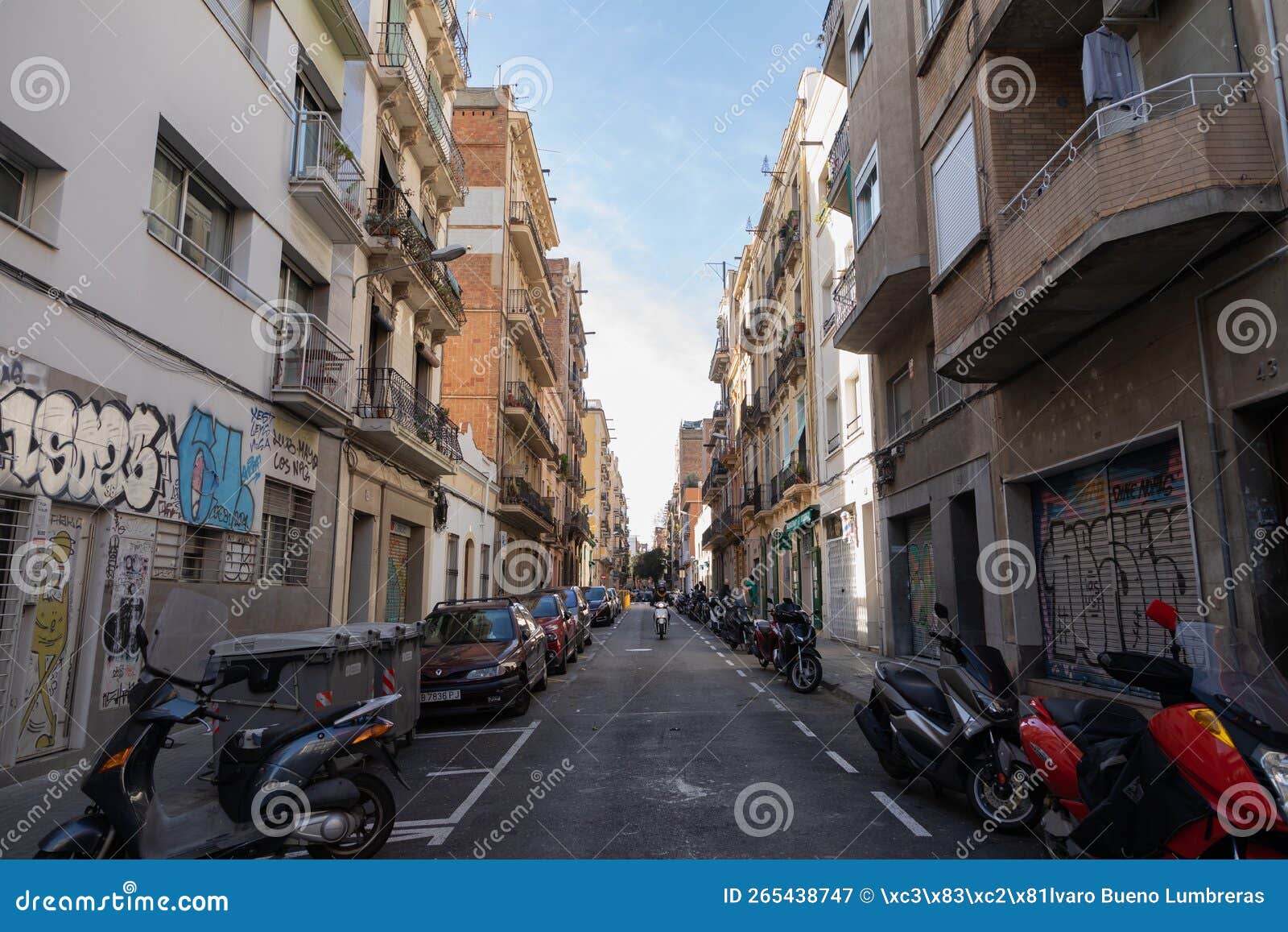 Streets of the Gracia District in Barcelona Editorial Photography ...