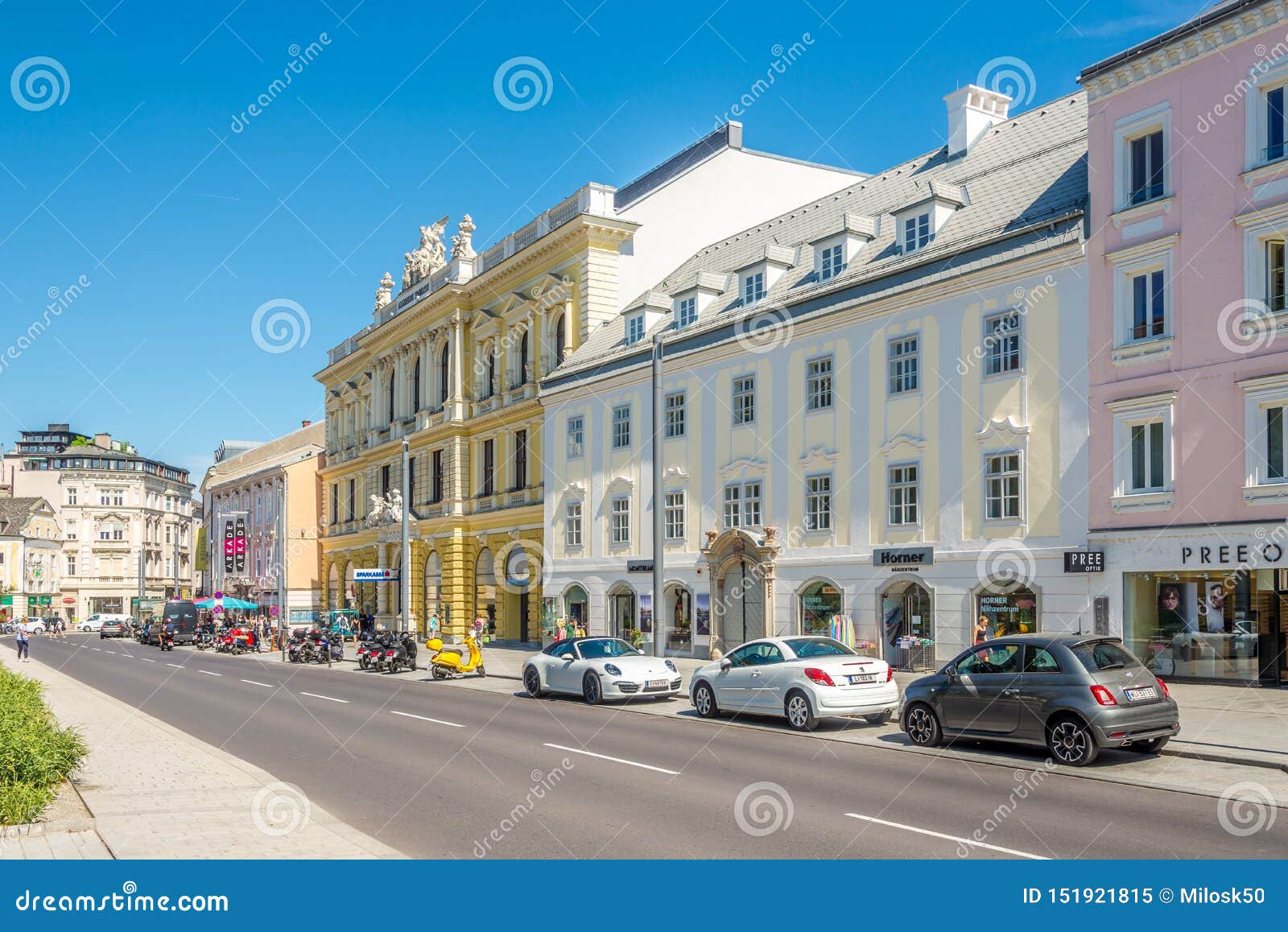 In The Streets Of Linz In Austria Editorial Image Image Of History Austria
