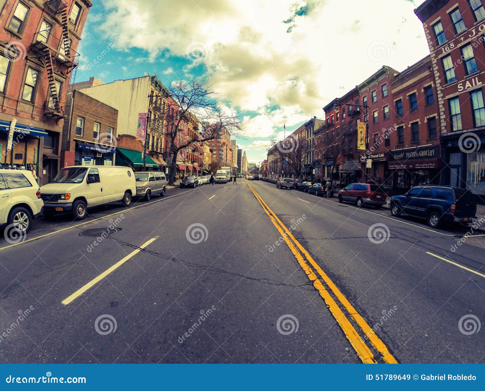 Streets of Queens editorial stock image. Image of apartment 51789649