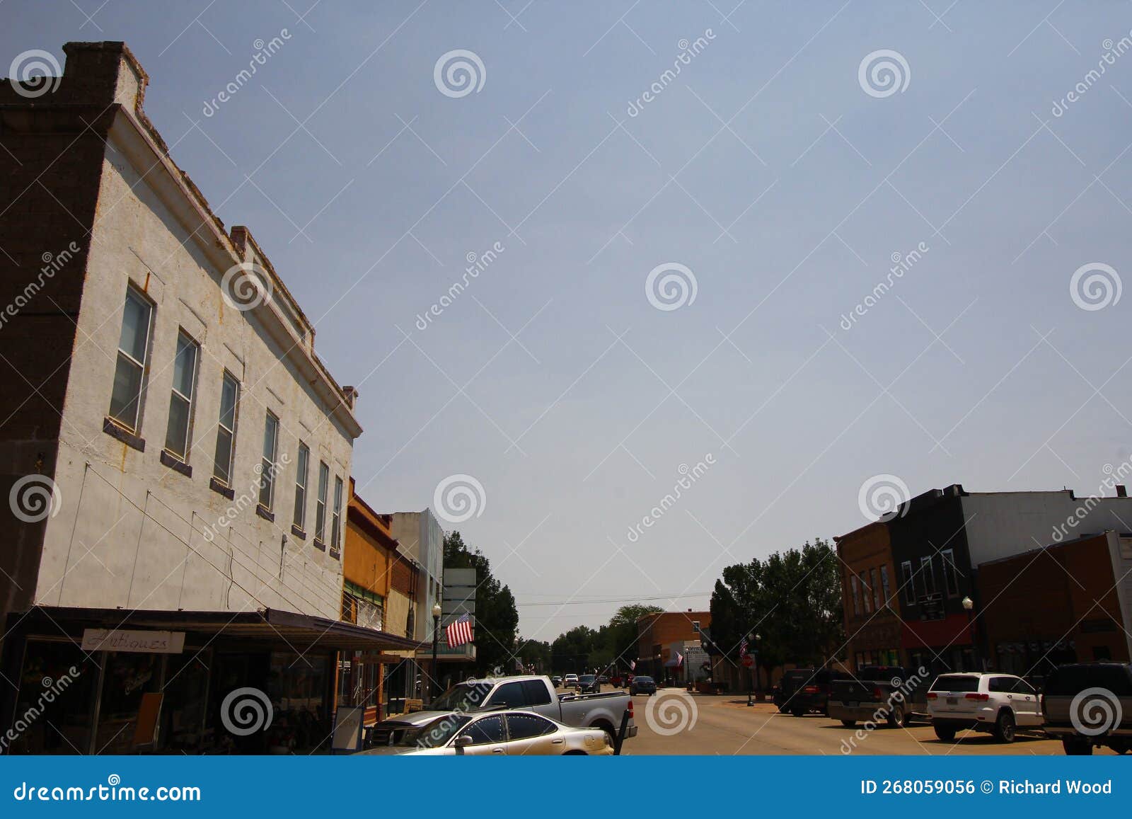 Streetscape in Belle Fourche, South Dakota Editorial Photo Image of