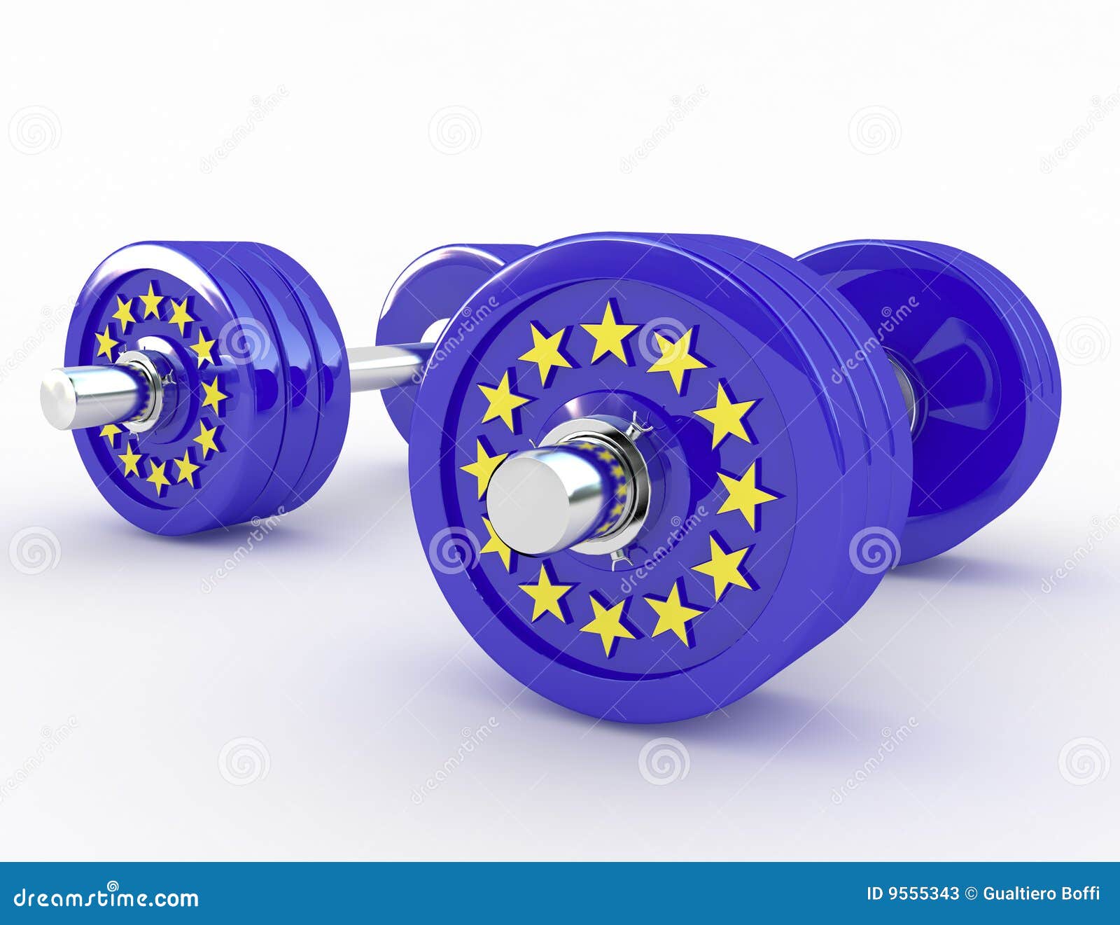 Strength of europe stock illustration. Illustration of equipment 9555343
