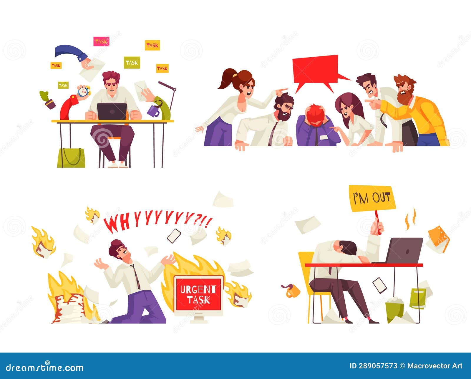 Stress Employeed Stock Illustrations – 3 Stress Employeed Stock