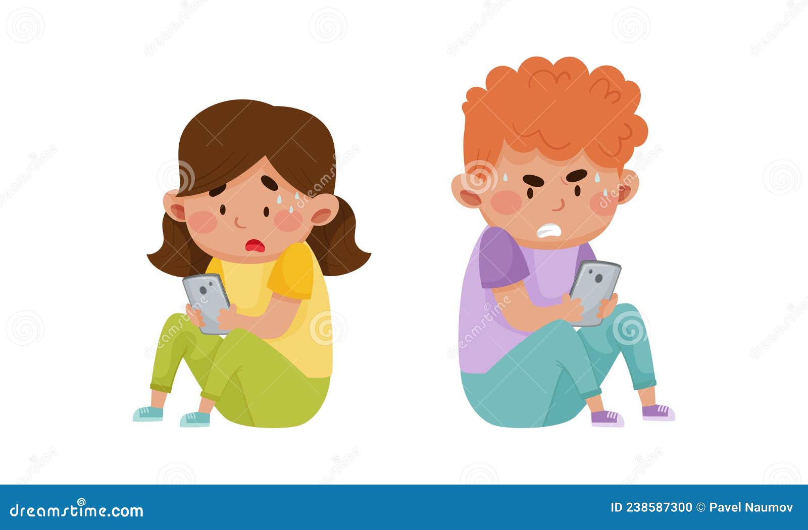 Happy Boy Child Playing Online Game On Cellphone, Cellular, Digital, Games  PNG and Vector with Transparent Background for Free Download