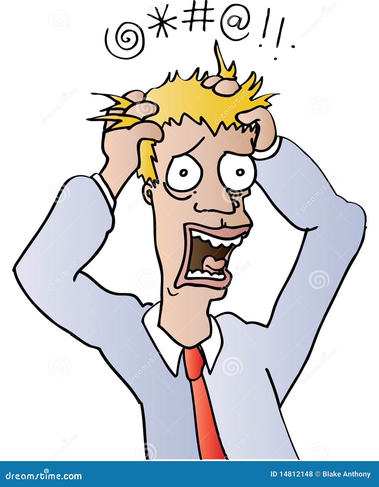 Stressed Out At Work Royalty Free Stock Photos - Image: 14812148