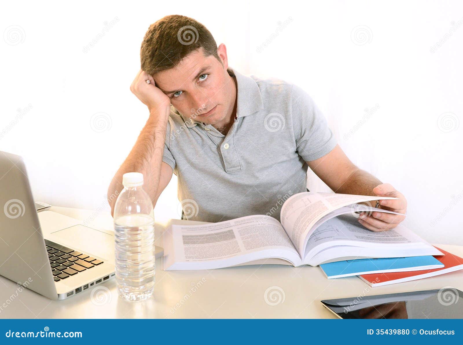 Stressed Student With ...