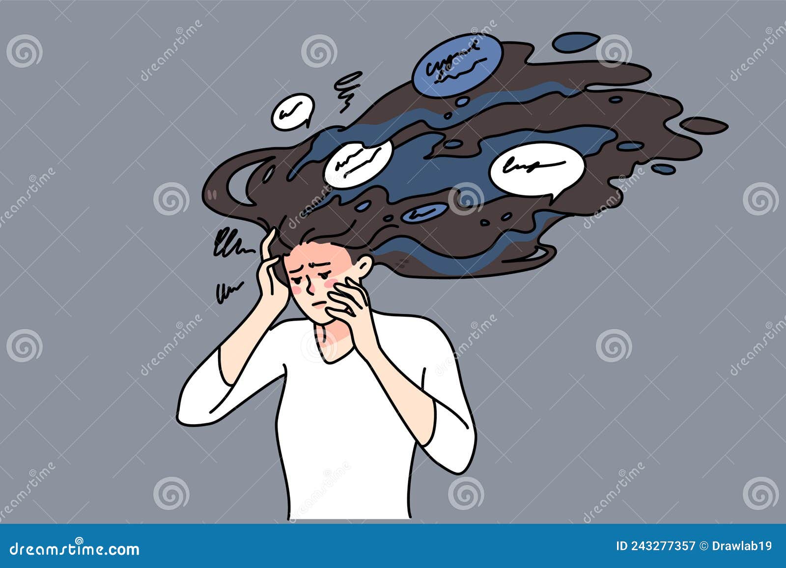 Neurotic Woman Stock Illustrations – 61 Neurotic Woman Stock ...