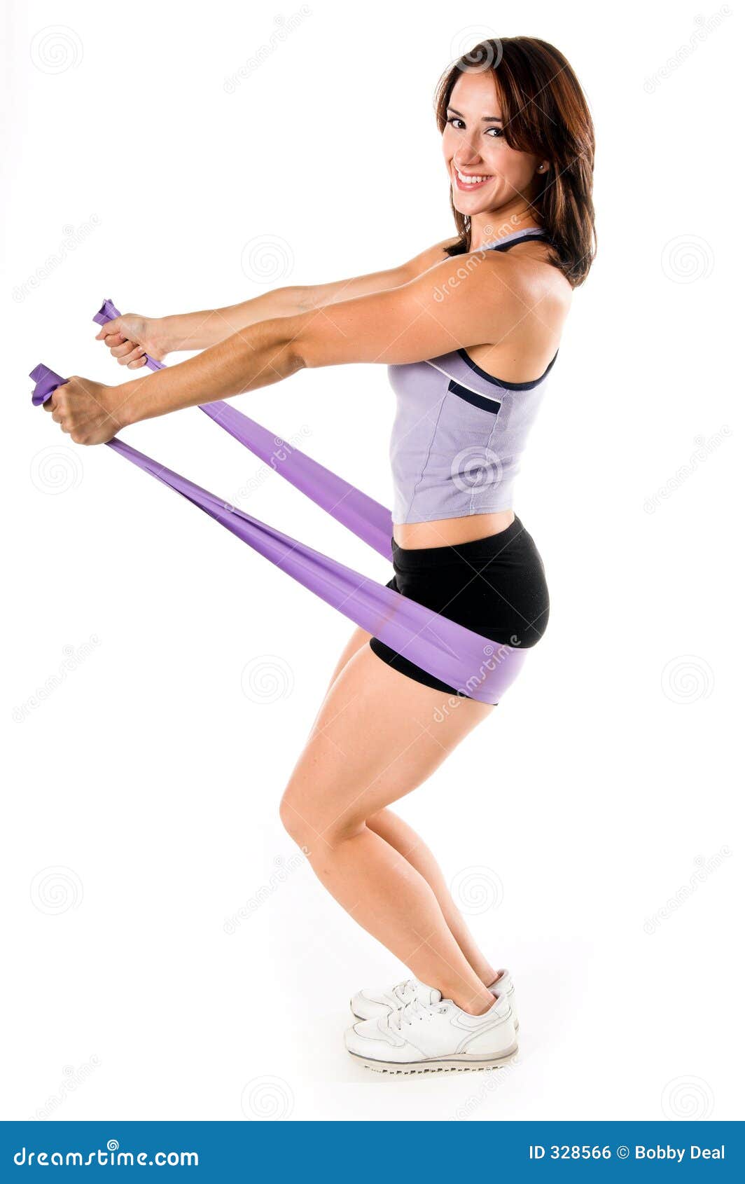 Stretch Band Yoga Work Out stock photo. Image of pilates 328566