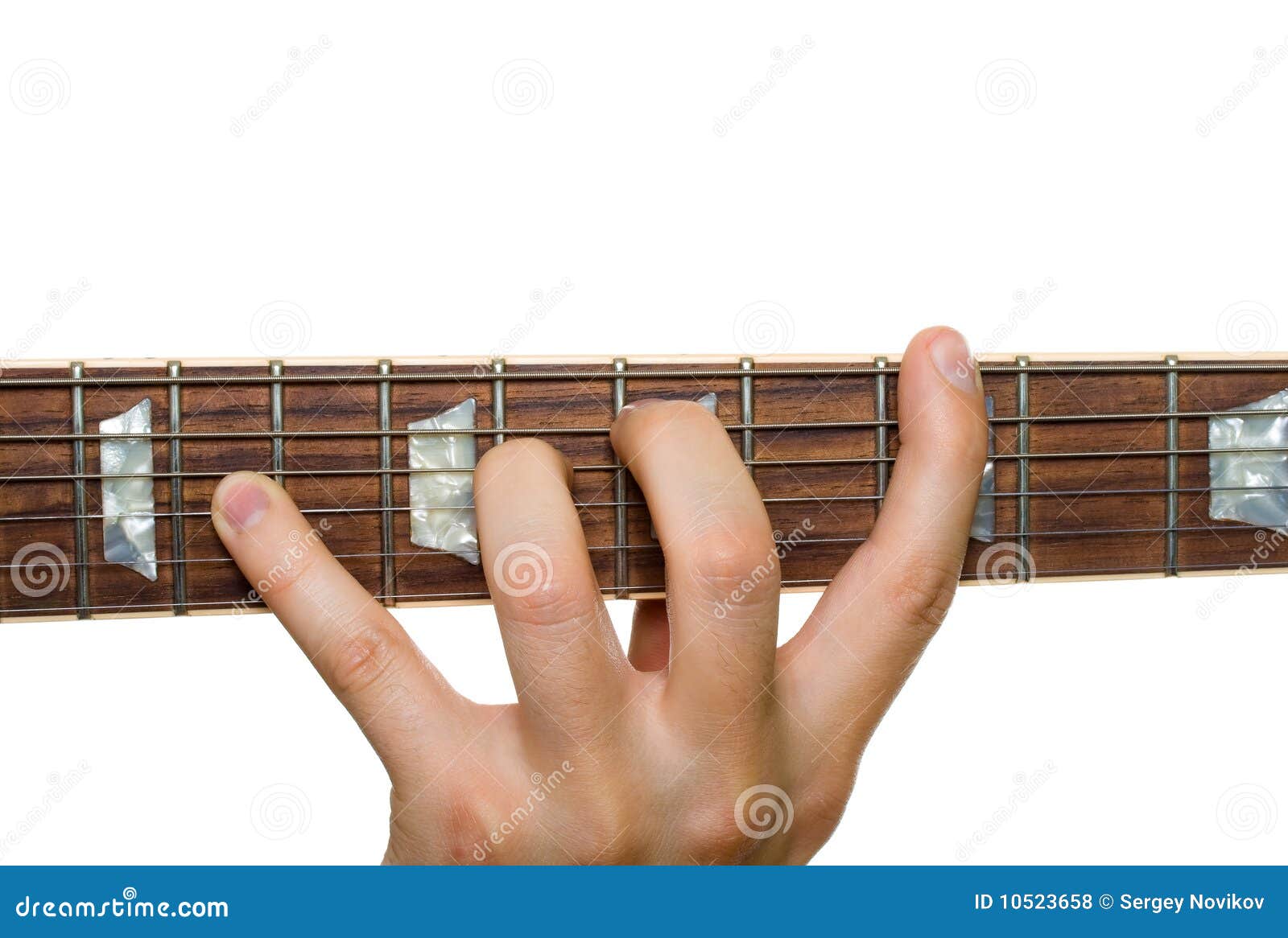 Stretching Fingers Playing Guitar Stock Photo Image of concert, lengthening 10523658