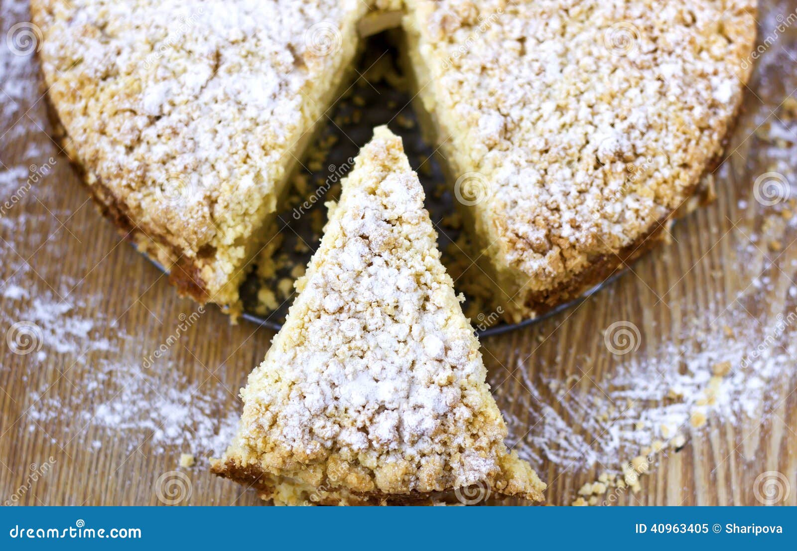 Streuselkuchen German Crumb Cake Stock Image Image of shoofly, focus