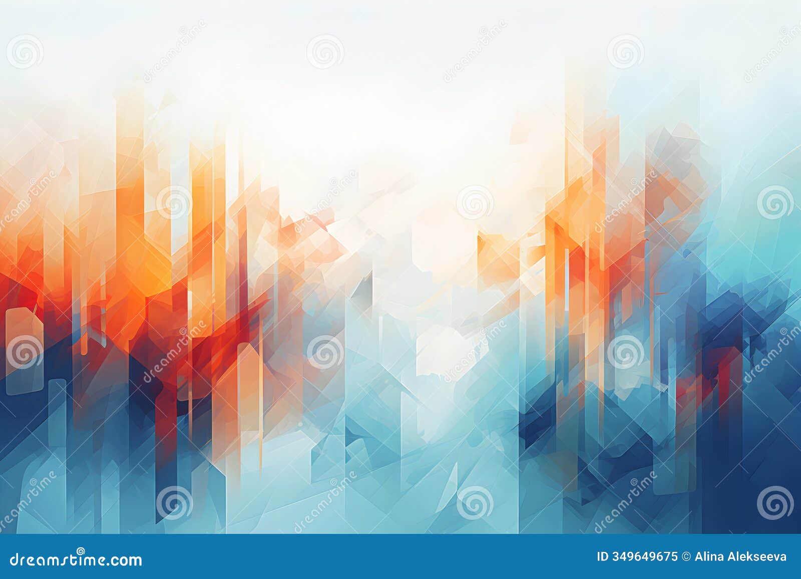 a striking modern abstract background showcases a blend of vibrant colors, with sharp angles and overlapping s that