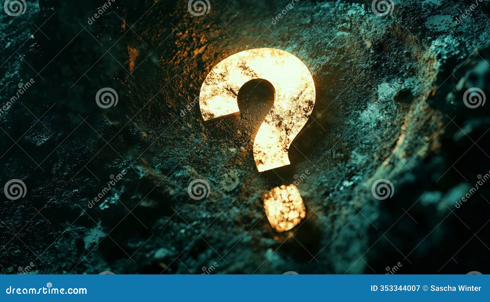 a striking supermacro image of a question mark, ed with minimalist precision. generatice ai