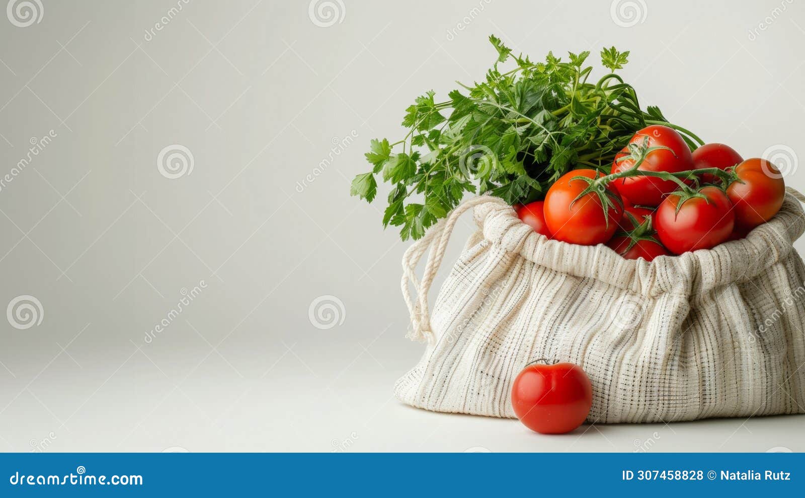 a string bag brims with nature& x27;s tomate