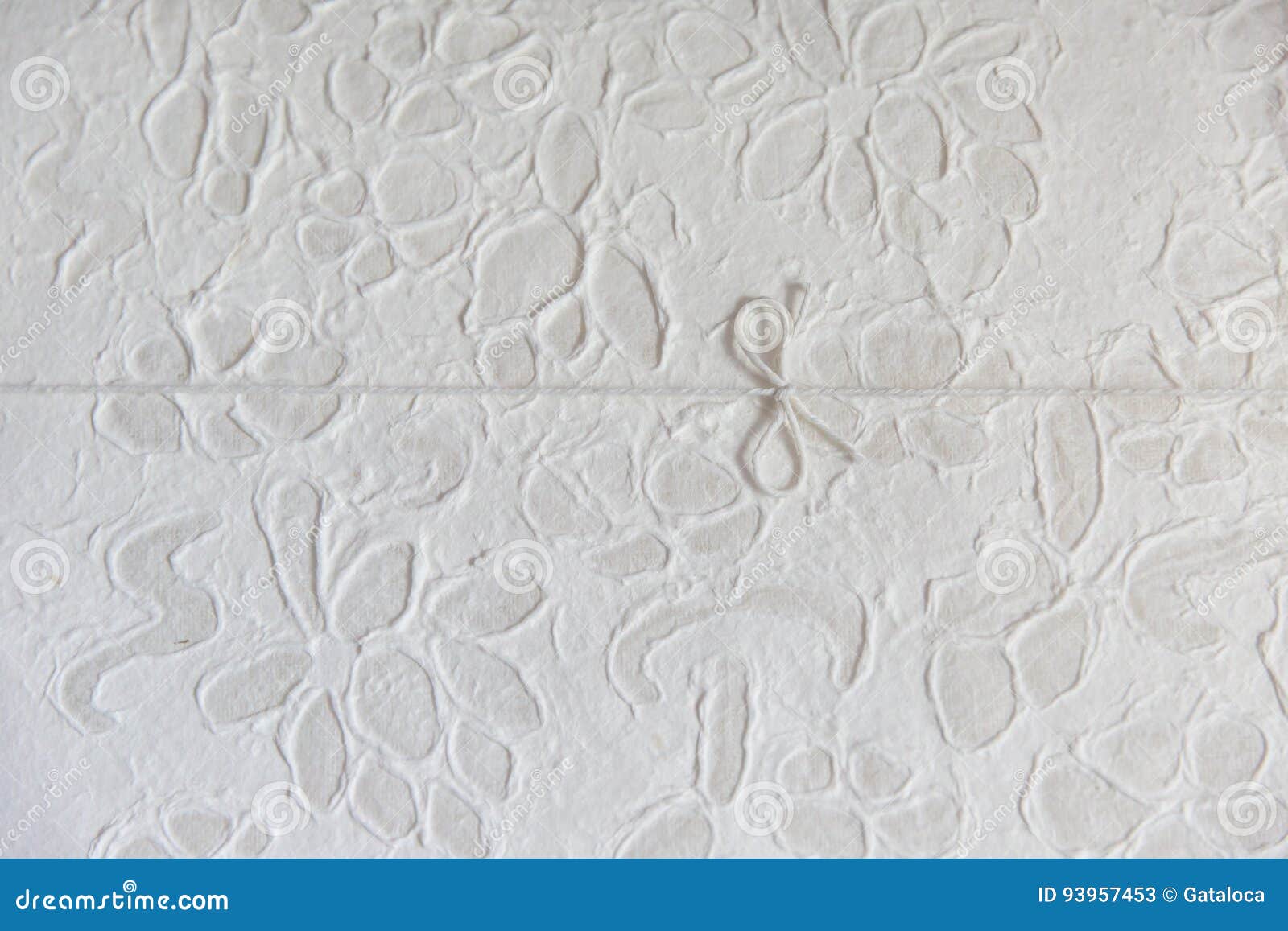 String Knot Over Lace Paper Stock Image Image of invitation, knot