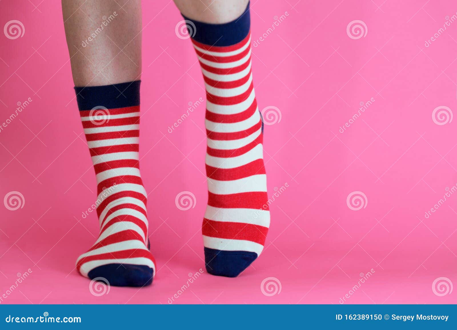 Striped bright socks stock photo. Image of feet, youth - 162389150