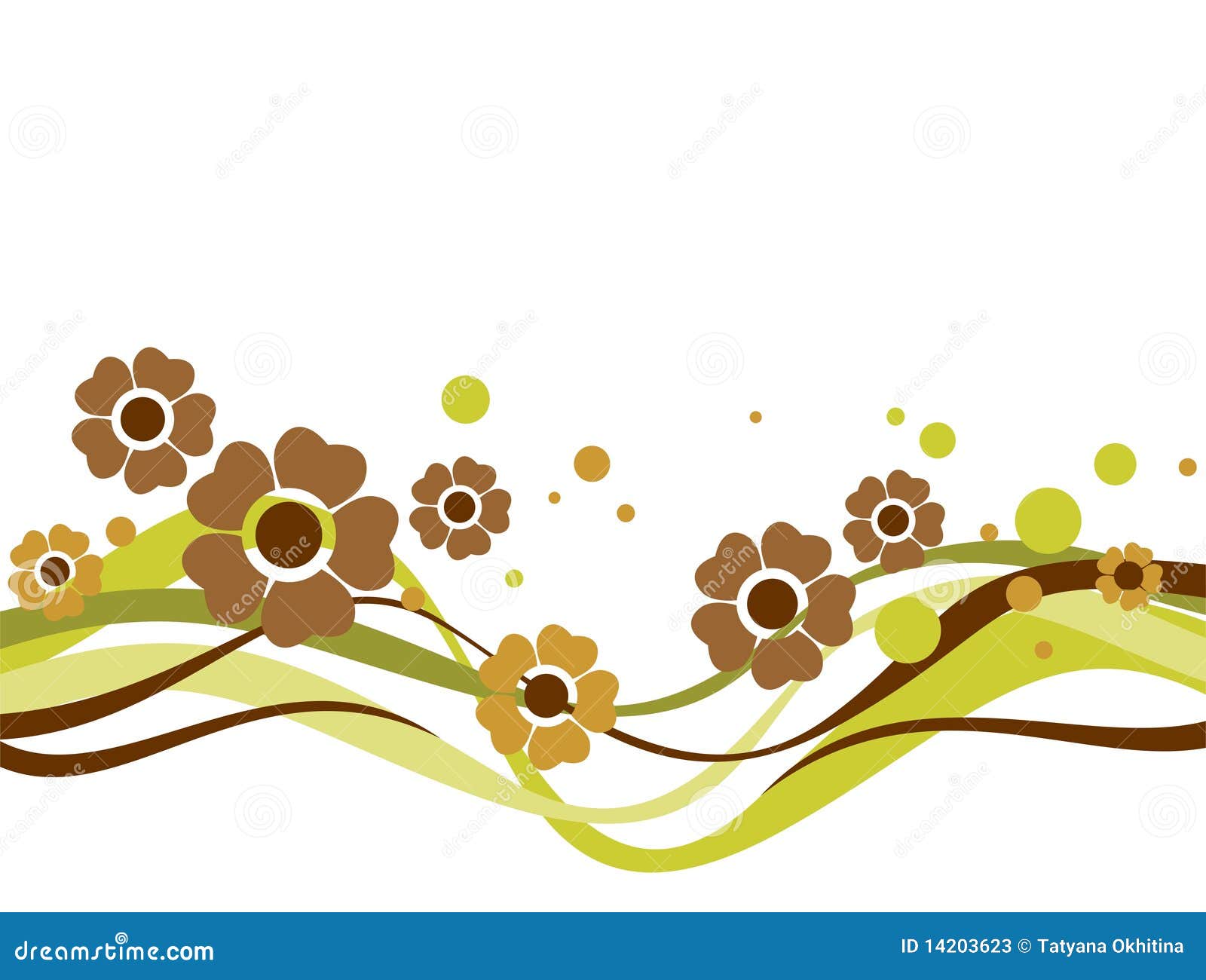 Striped floral background stock vector. Illustration of backdrop 14203623