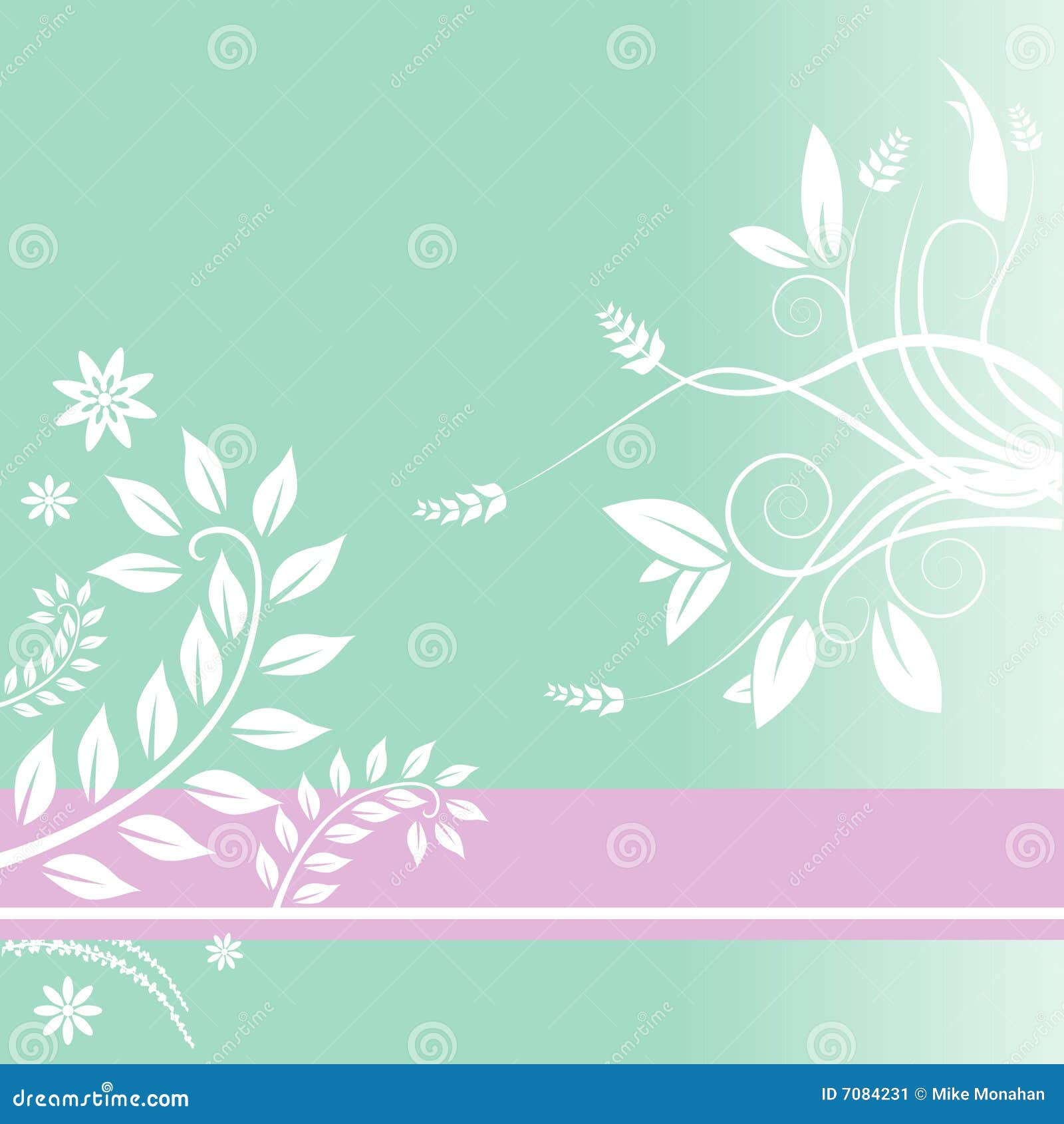 Striped Floral Background stock vector. Illustration of graphic 7084231