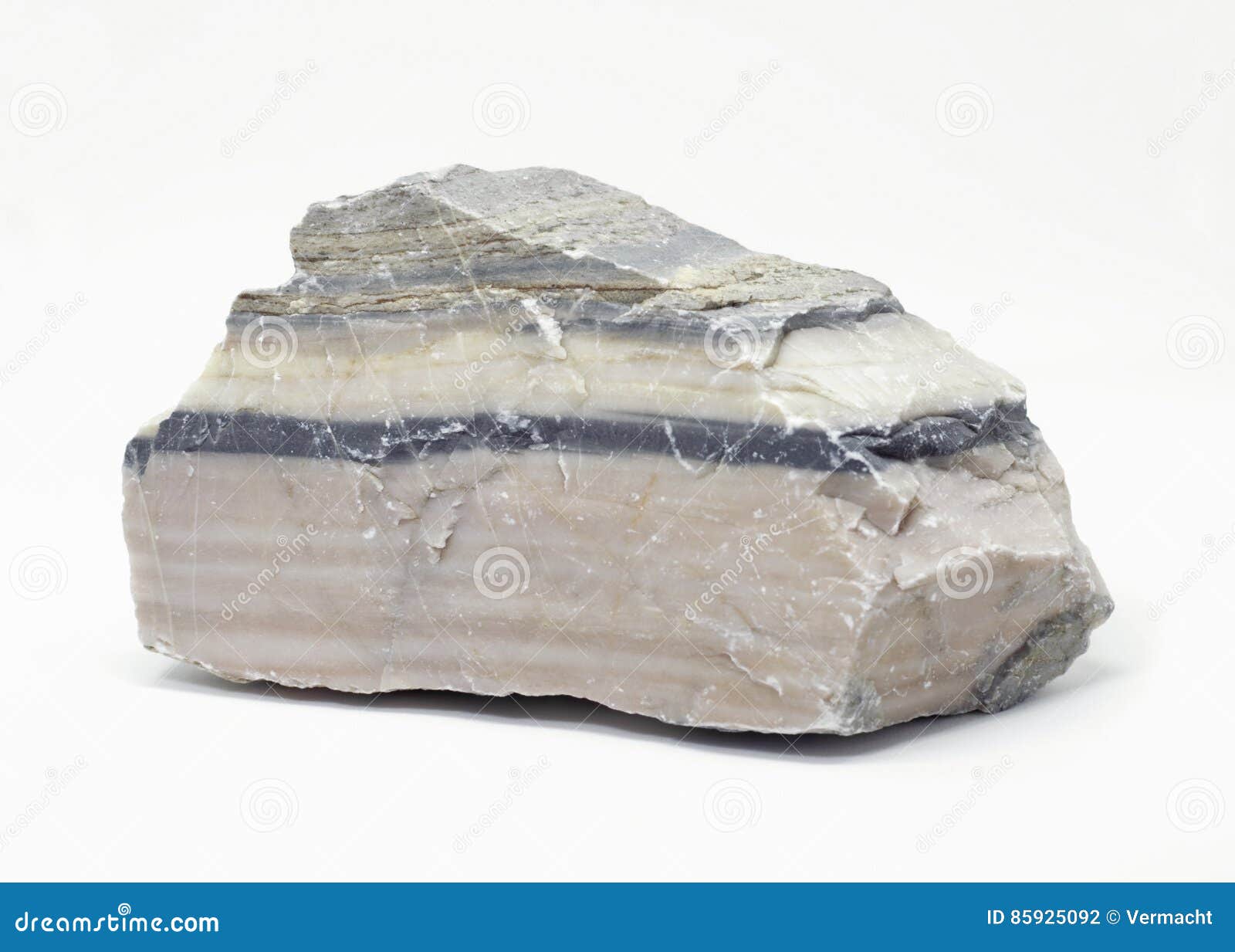 Striped Marble on a White Background Stock Photo Image of stone
