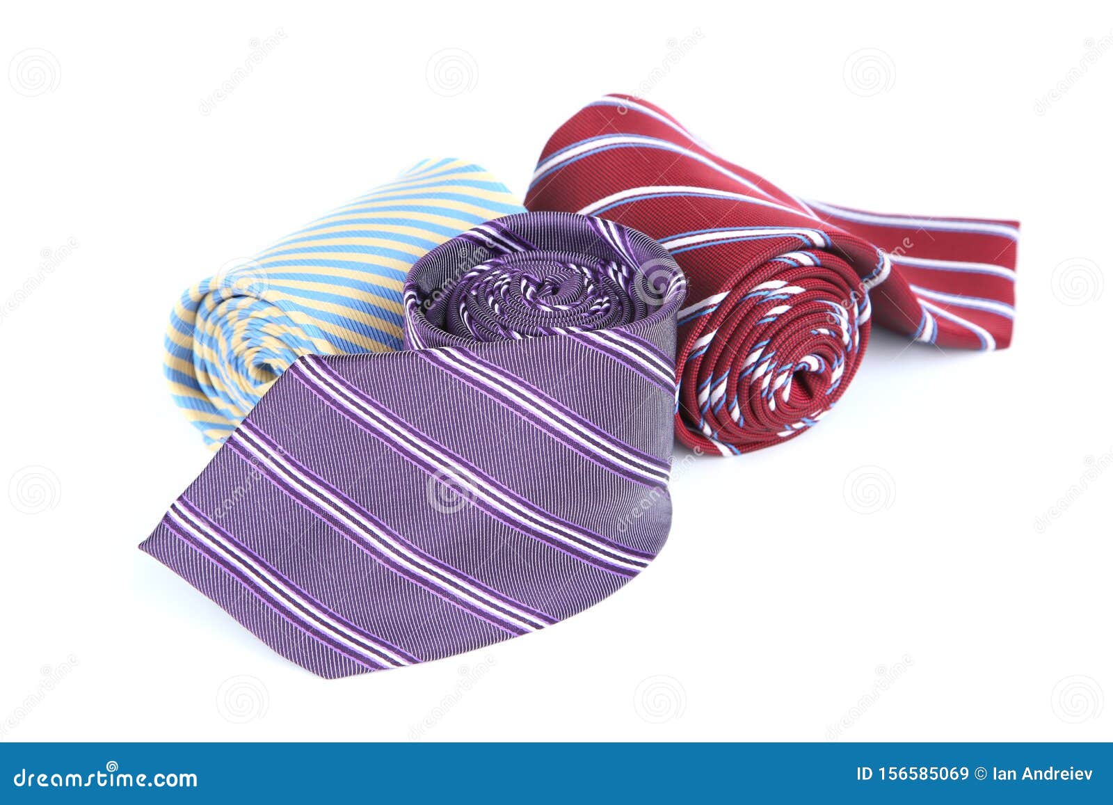 Striped neckties stock image. Image of closeup, necktie - 156585069