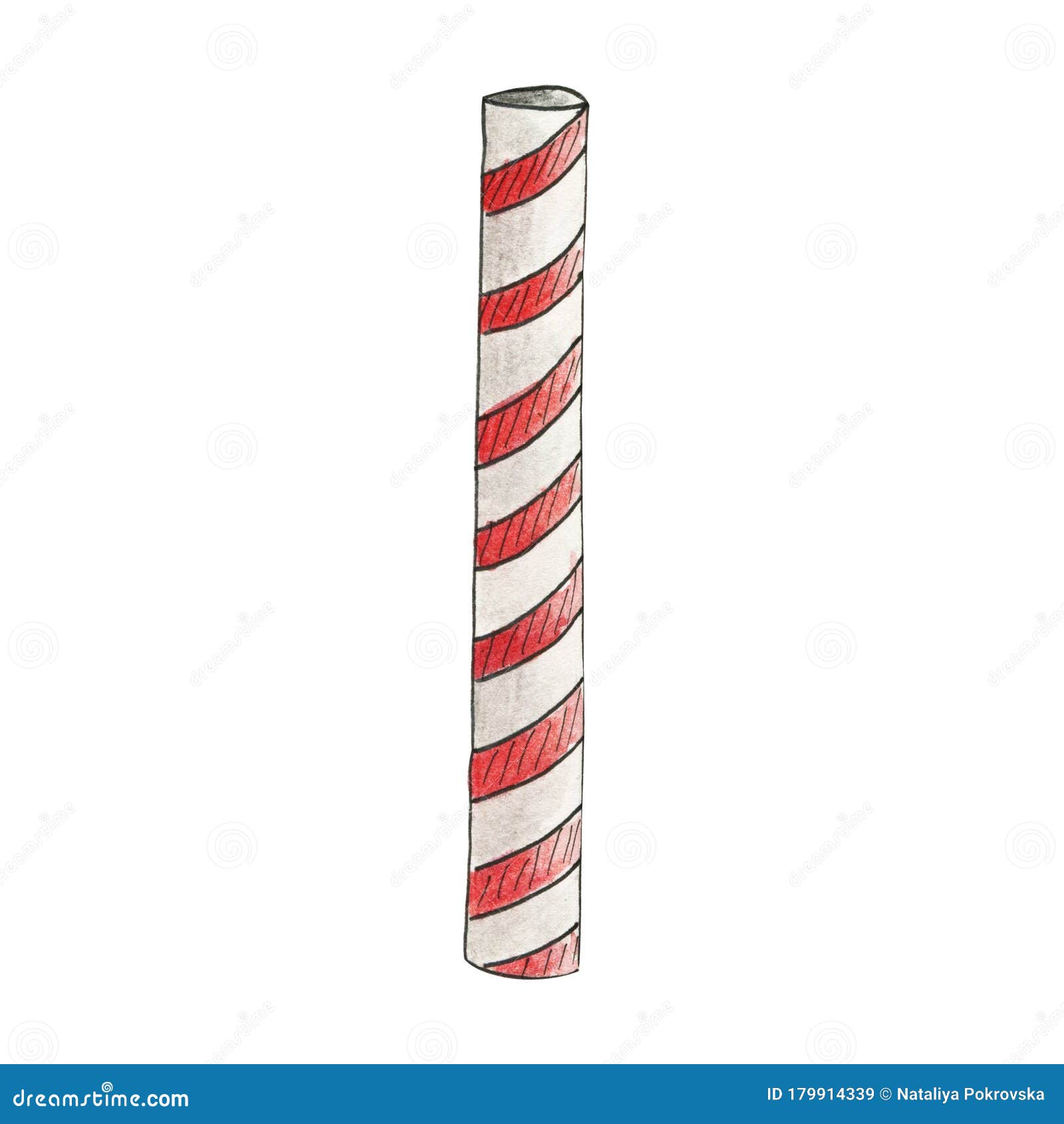 red white stripes clipart