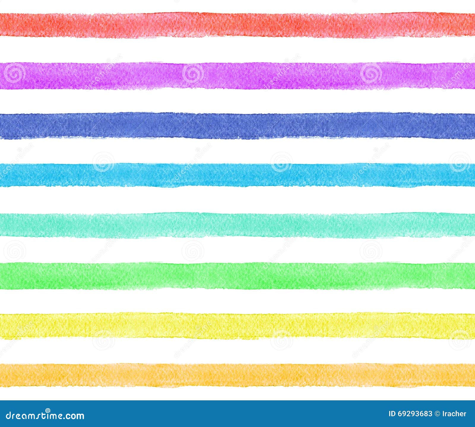 horizontal rainbow stripes