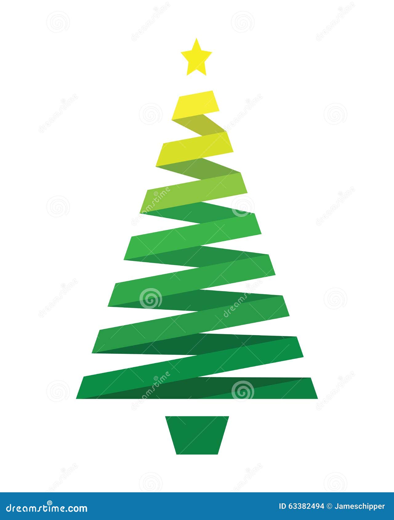 Stripped Abstract Christmas Tree Stock Vector - Illustration of ...