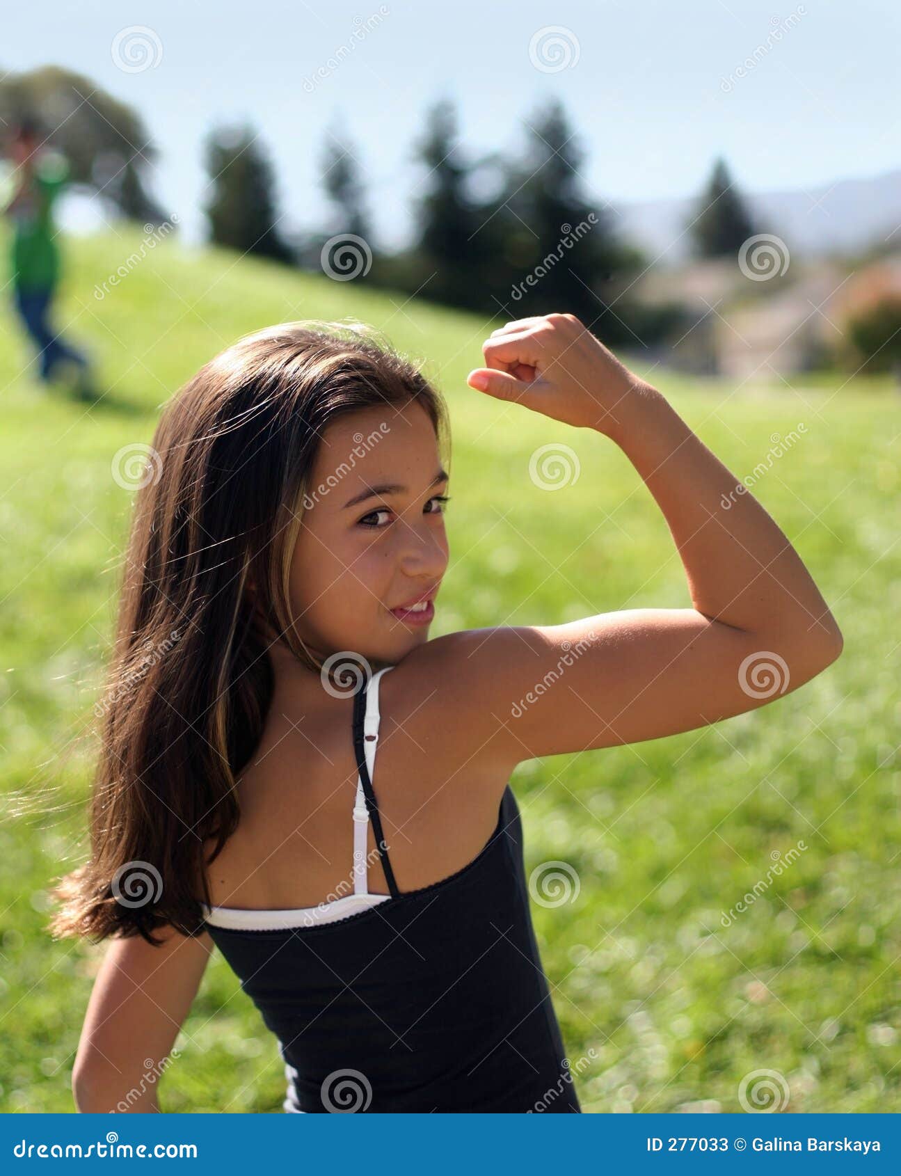 Stromg Muscle Teen Girls