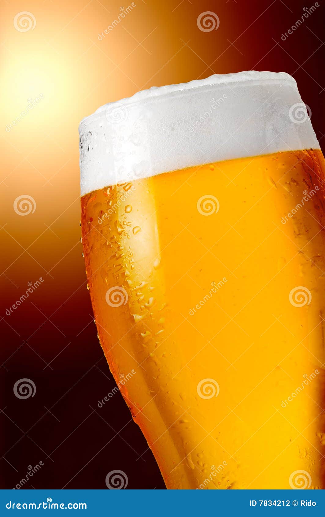 Strong beer stock photo. Image of freshness, golden, cold 7834212