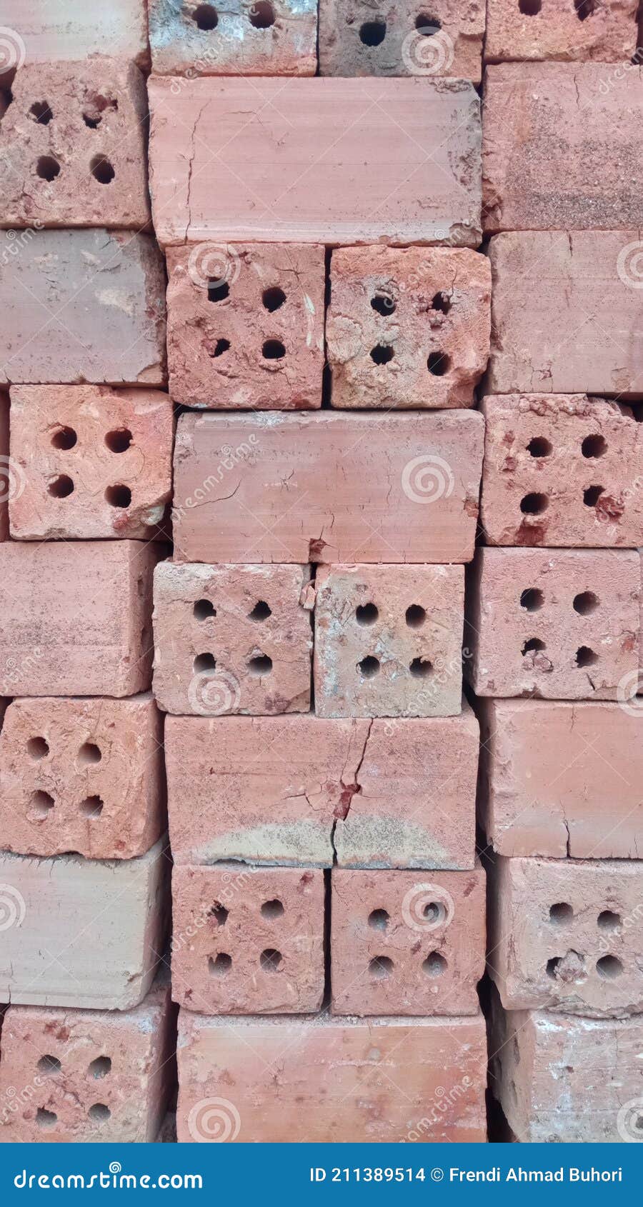 Strong Clay Brick stock photo. Image of house, material 211389514