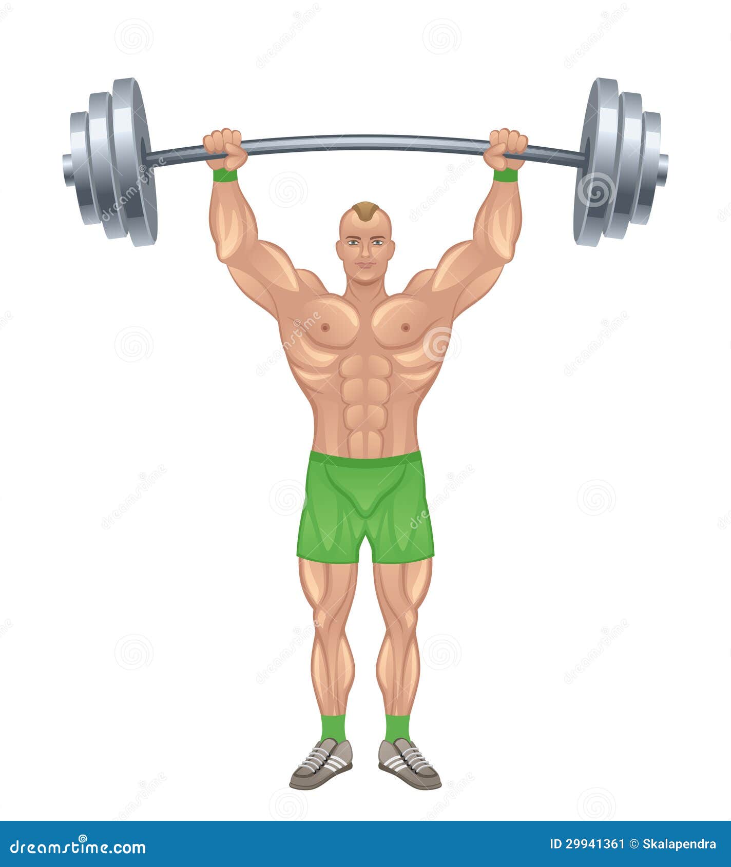 clipart man lifting weights - photo #37