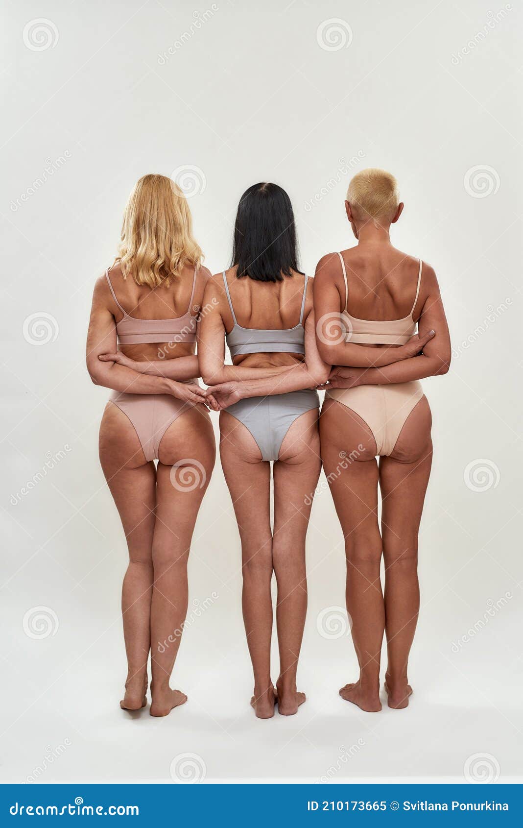 Stronger Together. Vertical Shot of Three Mature Women in