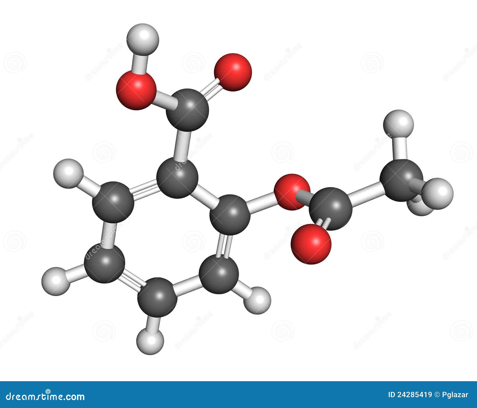 Structure d'aspirine illustration stock. Illustration du obligations