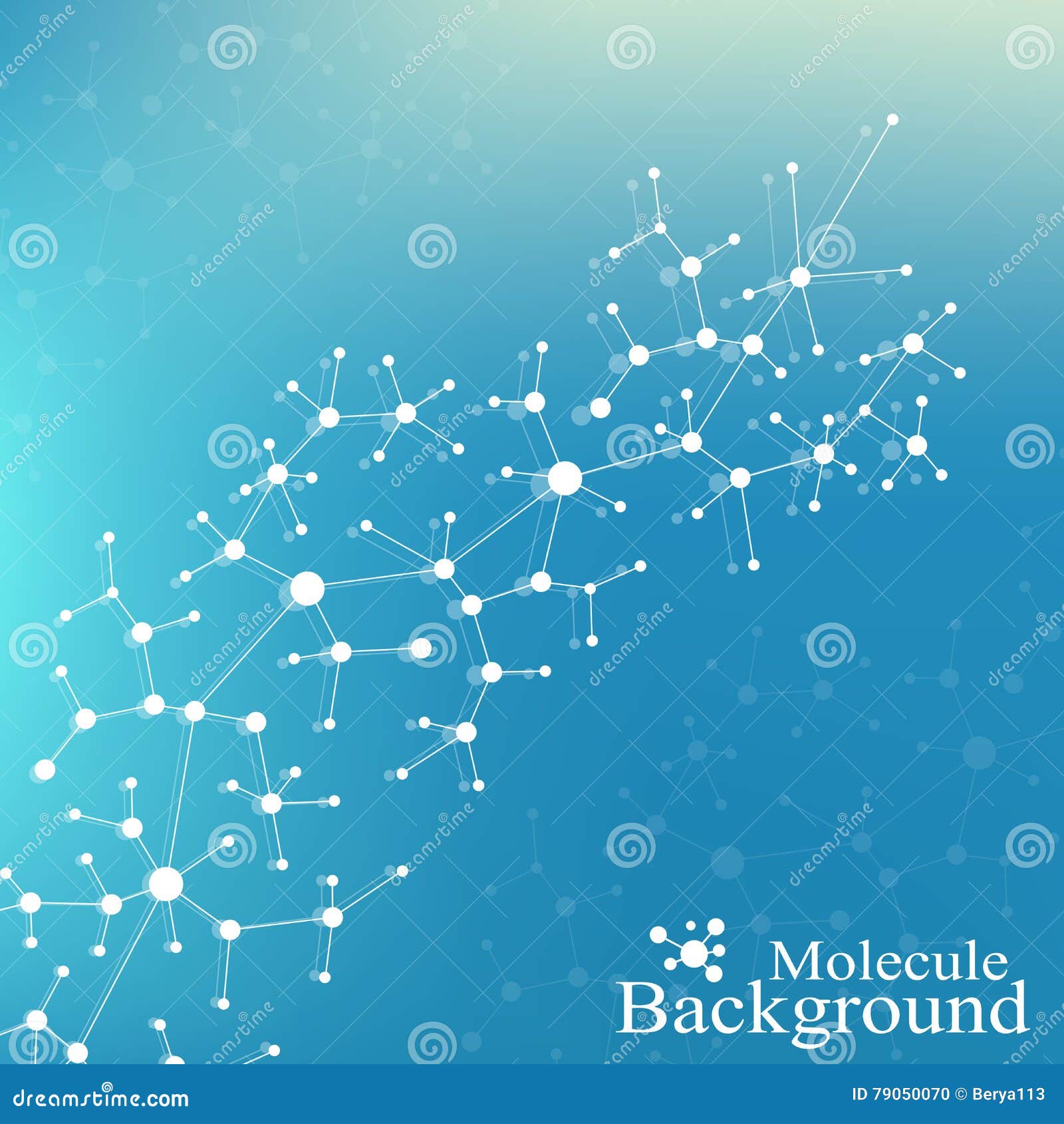 structure molecule atom dna and communication background. concept of neurons. scince  of a dna molecule and