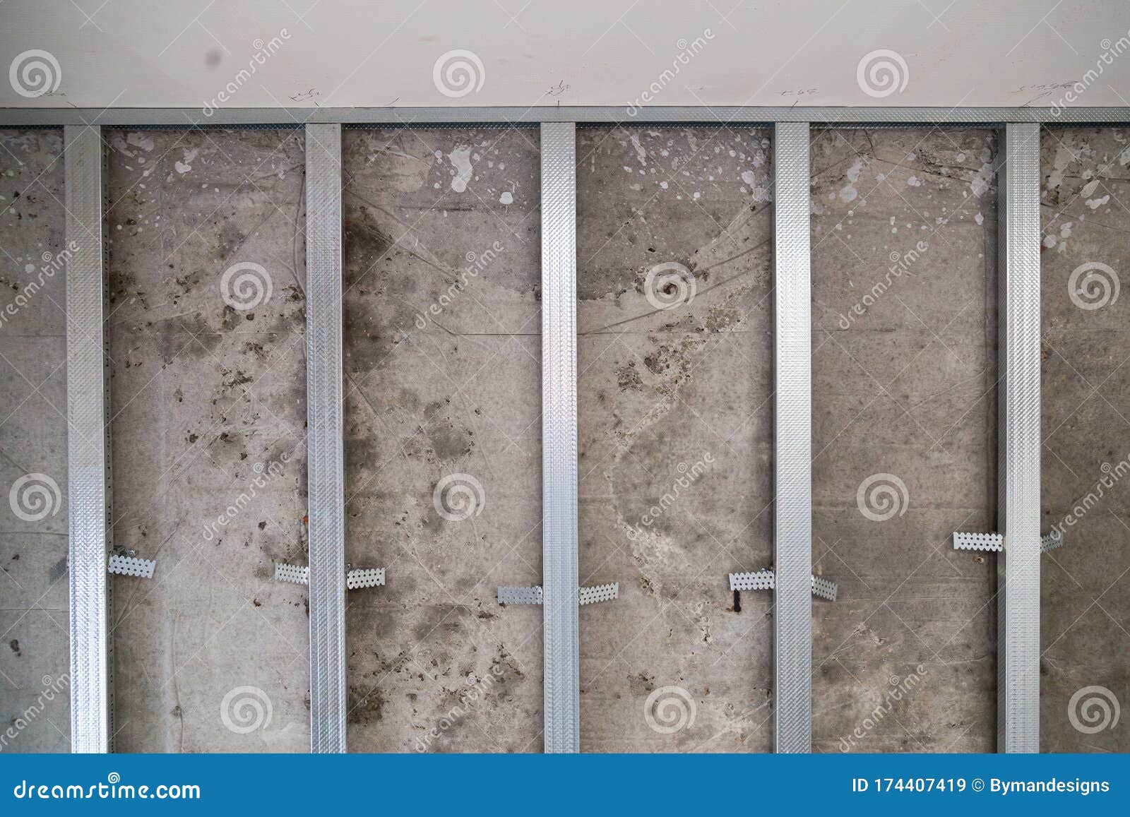 Installation Of Gypsum Drywall Boards Around An Attic Skylight Window