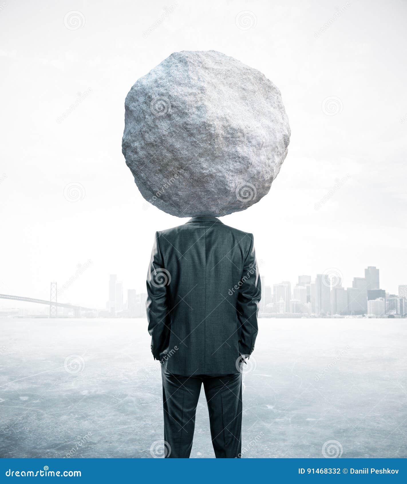 Struggle concept stock photo. Image of heavy, foggy, impossible - 91468332