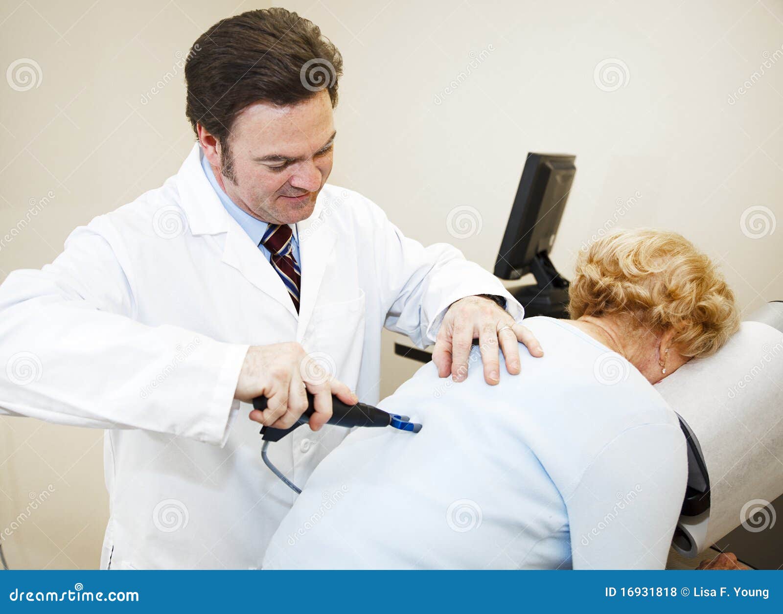 Strumenti Moderni Di Chiroterapia Fotografia Stock Immagine di