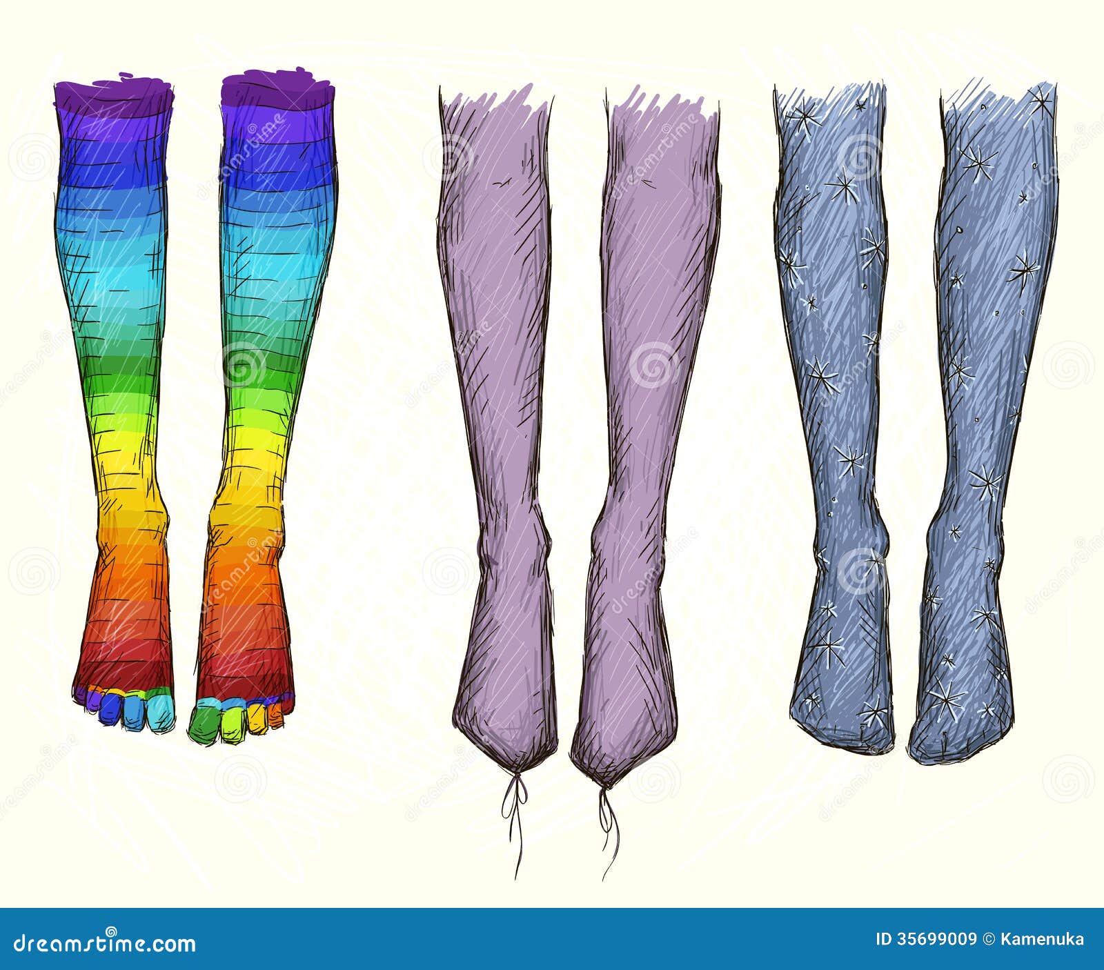 Bilder Strumpfhosen: Zeichnen lernen mit lustigen Strumpfhosen!