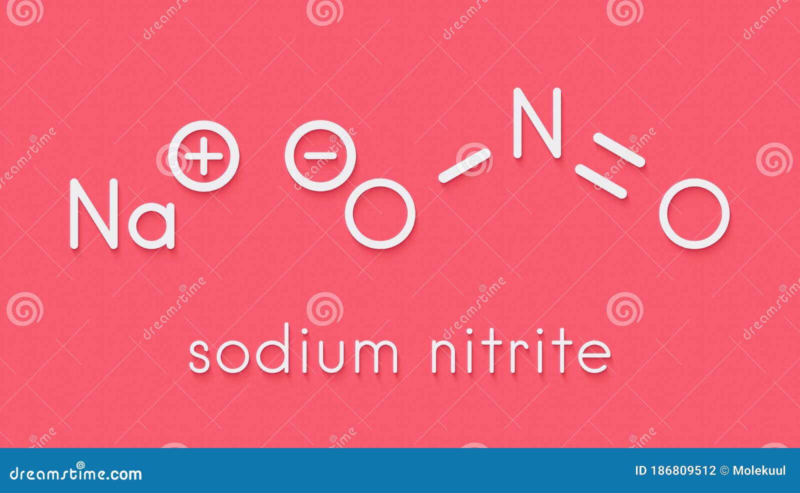 Struttura Chimica Nitrito Di Sodio. Utilizzato Come Additivo Alimentare Per  Farmaci E250 Ecc.. Formula Scheletrica. Illustrazione di Stock -  Illustrazione di sodio, chimico: 186809512