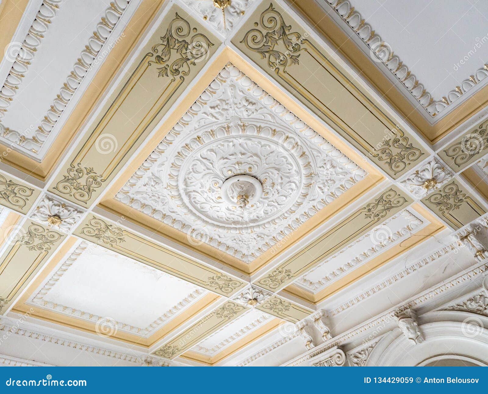 Stucco Ceiling And Wall Molding Cornice Old Plaster