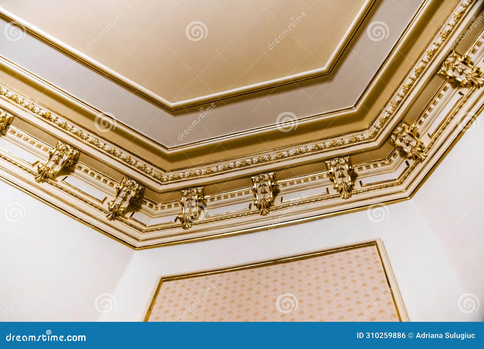 Stucco and Luxurious Decorative Elements Stock Photo Image of