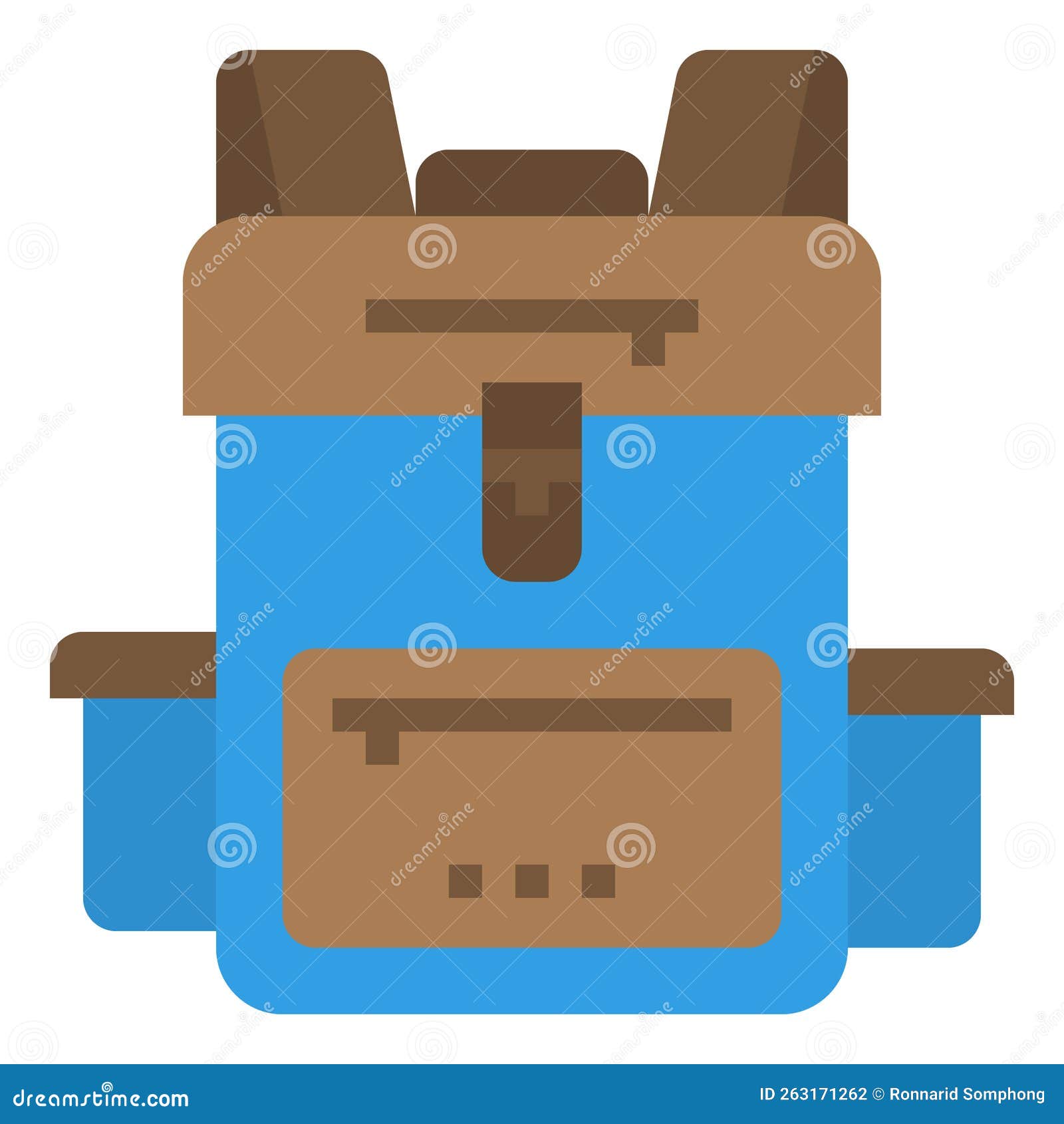 STUDENT BACKPACK ICON SYMBOL VECTOR Stock Vector Illustration of