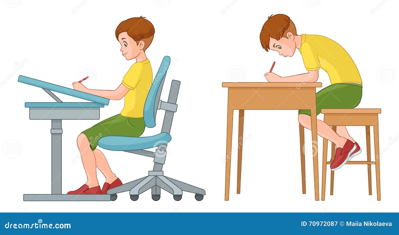 Featured image of post Bad Sitting Posture Clipart Sitting or standing properly without placing any extra tension on your body means your muscles work in harmony you are relaxed and happy