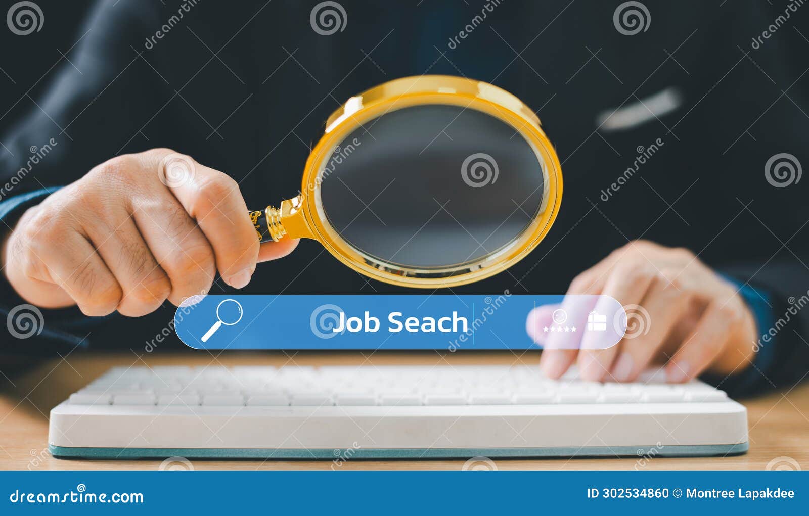 Student Or Businessman Use Magnifying Glass Stock Photo Image Of Student Or Businessman Use Magnifying Glass Stock Photo Image Of