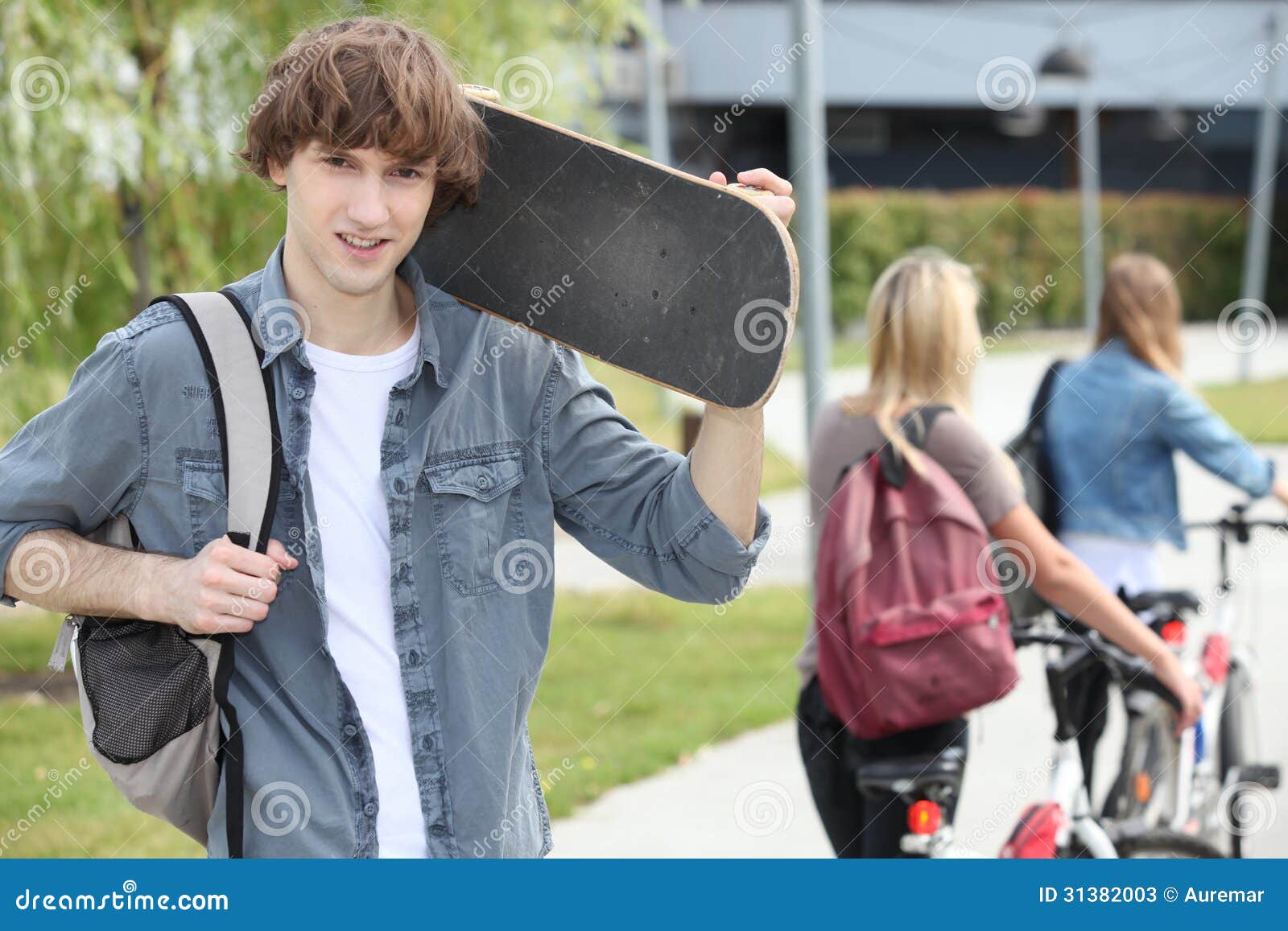 Student on campus stock image. Image of learn, pack, people 31382003