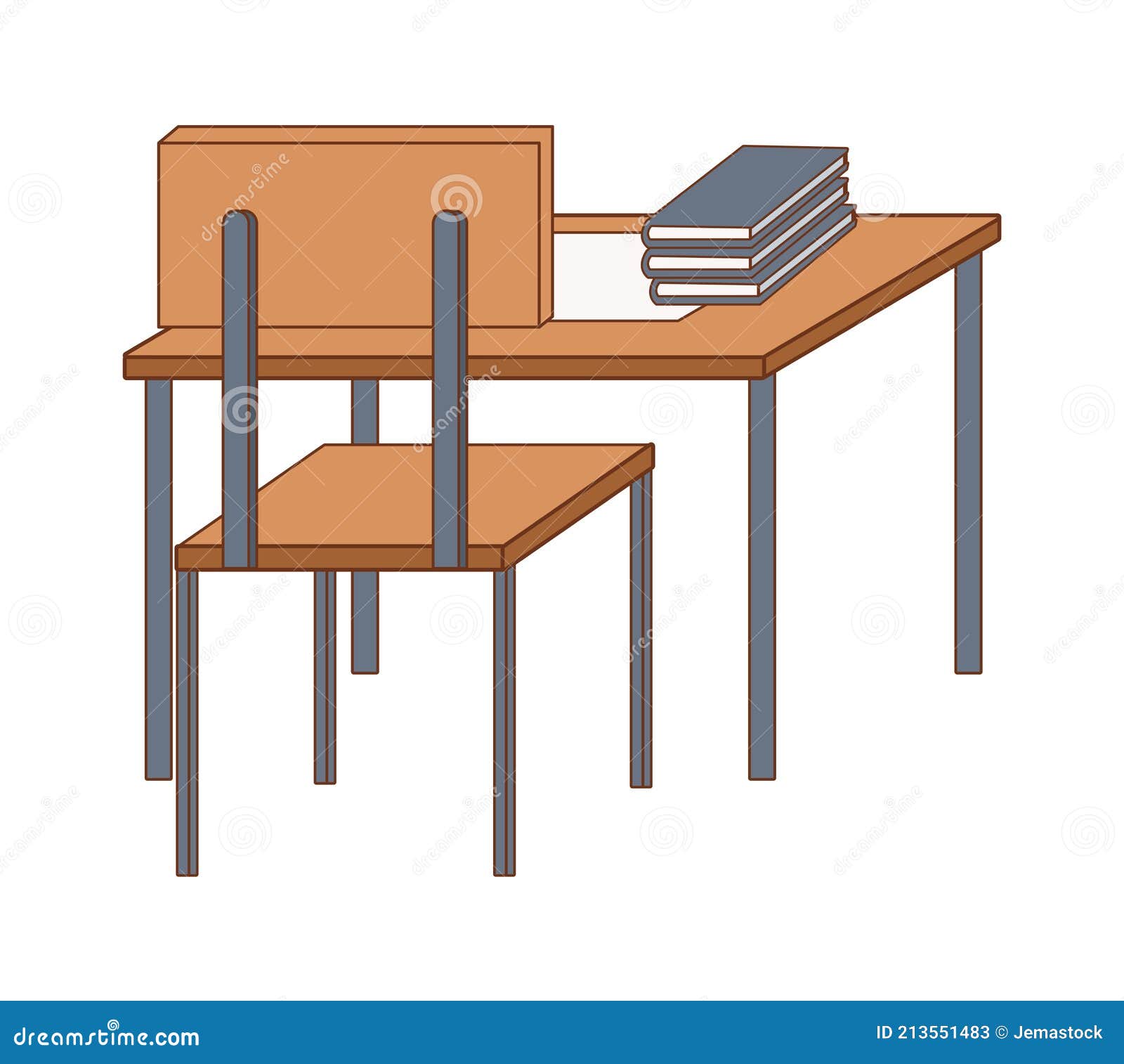 Student Desk Stock Illustrations – 44,684 Student Desk Stock