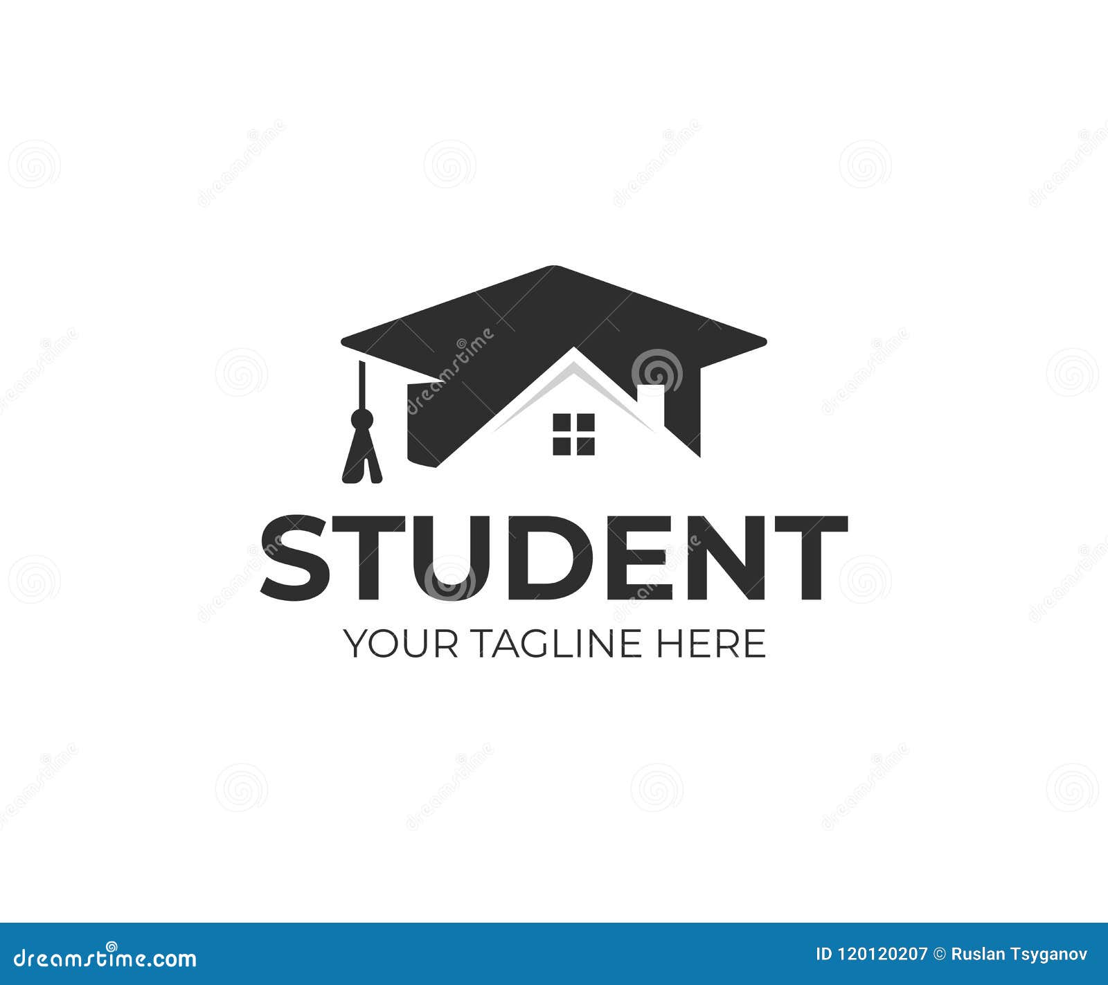 Download Diploma Template With School Building Cartoon Vector ...