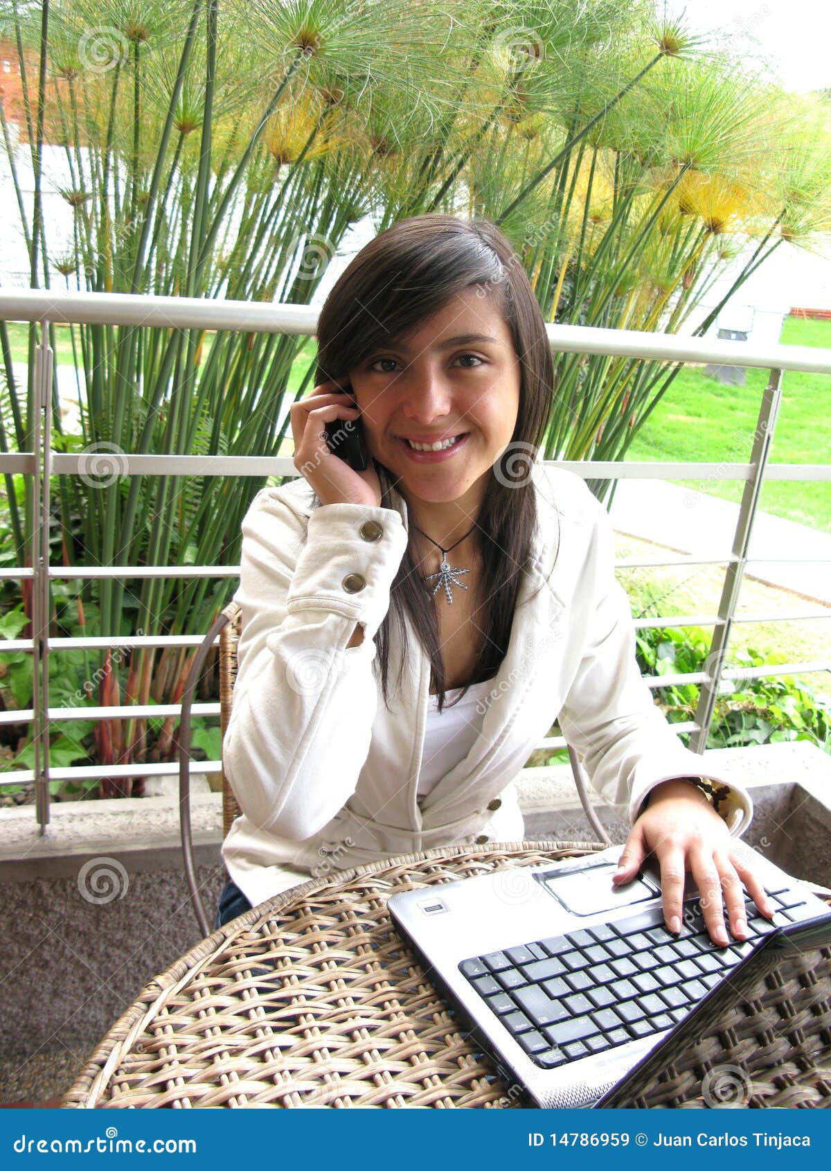 Student on a laptop stock image. Image of leisure, college - 14786959