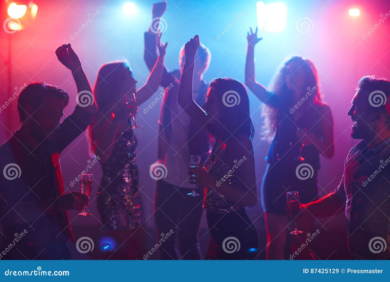 Students dancing in club stock image. Image of enjoying - 87425129